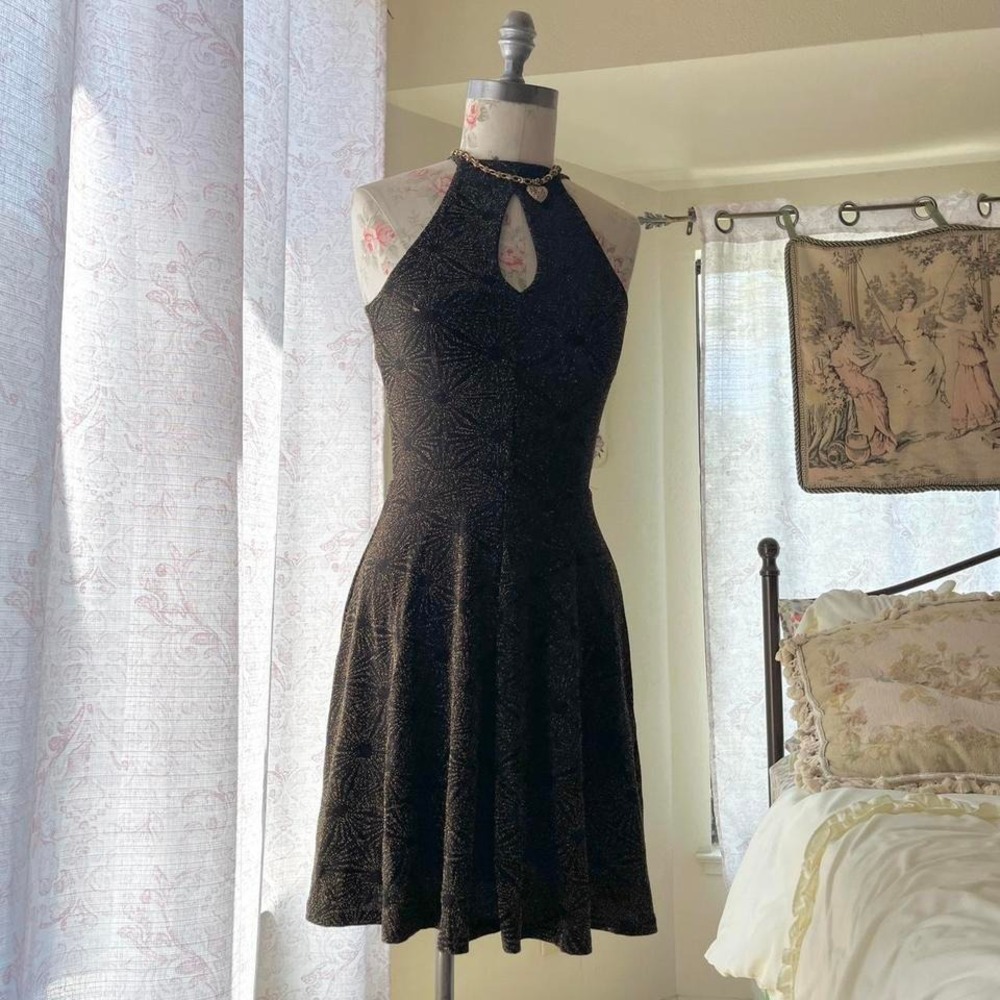 black sparkly mini dress‎ - Picture 2 of 8
